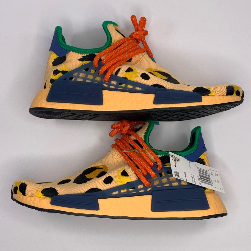 New Adidas Originals Pharrell Williams NMD Animal Print Cheetah Men’s size 7.5